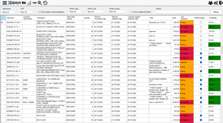 What is a production planning system?